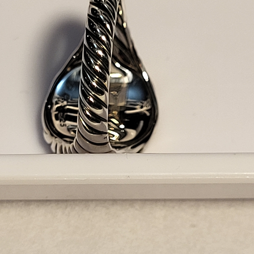 David Yurman Sterling Silver Sculpted Cable Pinky Ring. #195 - Picture 6 of 11